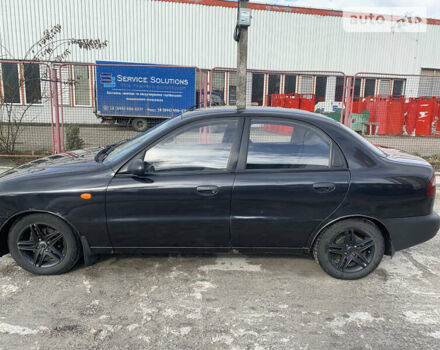 Черный Дэу Ланос, объемом двигателя 1.5 л и пробегом 280 тыс. км за 1300 $, фото 5 на Automoto.ua