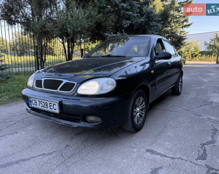 Черный Дэу Ланос, объемом двигателя 1.5 л и пробегом 200 тыс. км за 1450 $, фото 10 на Automoto.ua