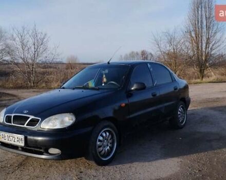 Черный Дэу Ланос, объемом двигателя 1.6 л и пробегом 200 тыс. км за 1499 $, фото 2 на Automoto.ua