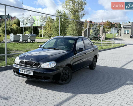Чорний Деу Ланос, об'ємом двигуна 1.5 л та пробігом 190 тис. км за 1550 $, фото 1 на Automoto.ua