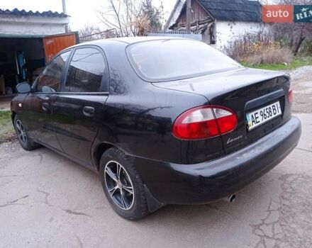 Черный Дэу Ланос, объемом двигателя 1.5 л и пробегом 141 тыс. км за 1700 $, фото 2 на Automoto.ua