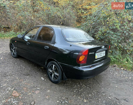 Черный Дэу Ланос, объемом двигателя 1.5 л и пробегом 300 тыс. км за 1700 $, фото 3 на Automoto.ua