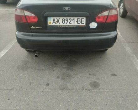 Черный Дэу Ланос, объемом двигателя 1.5 л и пробегом 142 тыс. км за 1500 $, фото 3 на Automoto.ua