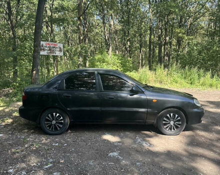 Черный Дэу Ланос, объемом двигателя 1.5 л и пробегом 186 тыс. км за 2100 $, фото 4 на Automoto.ua