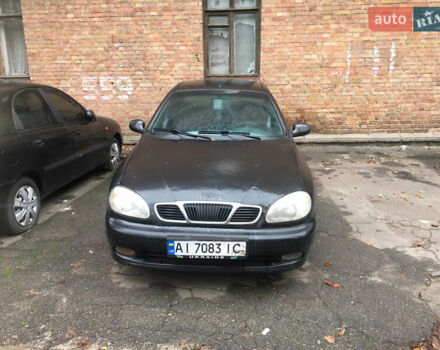 Чорний Деу Ланос, об'ємом двигуна 1.39 л та пробігом 200 тис. км за 900 $, фото 7 на Automoto.ua