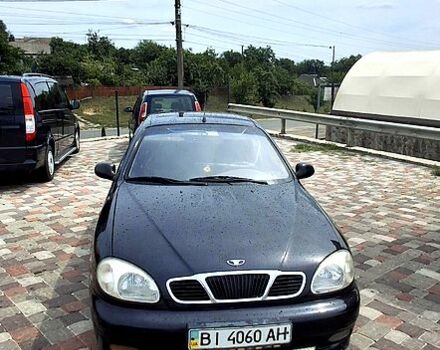 Черный Дэу Ланос, объемом двигателя 1.5 л и пробегом 177 тыс. км за 2200 $, фото 1 на Automoto.ua