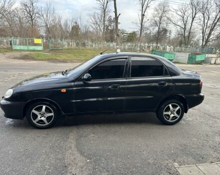 Черный Дэу Ланос, объемом двигателя 1.5 л и пробегом 150 тыс. км за 1700 $, фото 2 на Automoto.ua