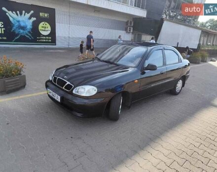 Черный Дэу Ланос, объемом двигателя 1.5 л и пробегом 81 тыс. км за 3800 $, фото 2 на Automoto.ua