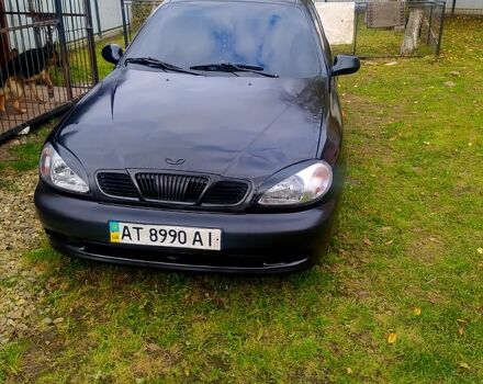 Черный Дэу Ланос, объемом двигателя 1.5 л и пробегом 536 тыс. км за 1000 $, фото 1 на Automoto.ua