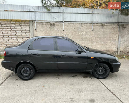 Черный Дэу Ланос, объемом двигателя 1.6 л и пробегом 140 тыс. км за 2700 $, фото 2 на Automoto.ua