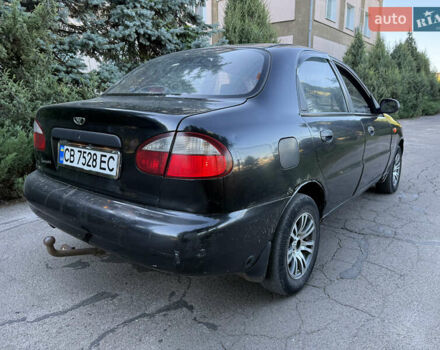 Черный Дэу Ланос, объемом двигателя 1.5 л и пробегом 200 тыс. км за 1450 $, фото 6 на Automoto.ua