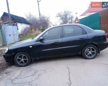 Черный Дэу Ланос, объемом двигателя 1.5 л и пробегом 141 тыс. км за 1700 $, фото 1 на Automoto.ua