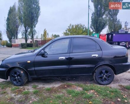 Черный Дэу Ланос, объемом двигателя 1.5 л и пробегом 289 тыс. км за 1700 $, фото 5 на Automoto.ua