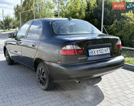 Черный Дэу Ланос, объемом двигателя 1.5 л и пробегом 190 тыс. км за 1400 $, фото 6 на Automoto.ua