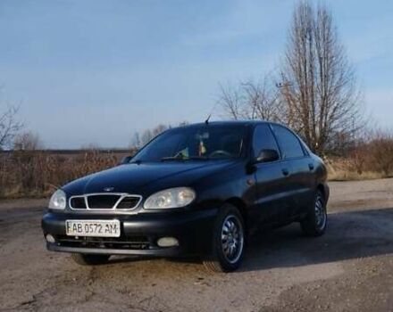 Черный Дэу Ланос, объемом двигателя 1.6 л и пробегом 200 тыс. км за 1499 $, фото 1 на Automoto.ua