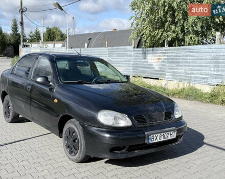 Черный Дэу Ланос, объемом двигателя 1.5 л и пробегом 190 тыс. км за 1350 $, фото 3 на Automoto.ua