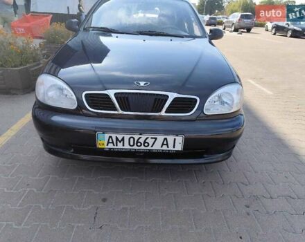 Черный Дэу Ланос, объемом двигателя 1.5 л и пробегом 81 тыс. км за 3800 $, фото 4 на Automoto.ua