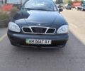 Черный Дэу Ланос, объемом двигателя 1.5 л и пробегом 81 тыс. км за 3800 $, фото 4 на Automoto.ua