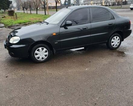 Черный Дэу Ланос, объемом двигателя 1.5 л и пробегом 198 тыс. км за 3200 $, фото 3 на Automoto.ua