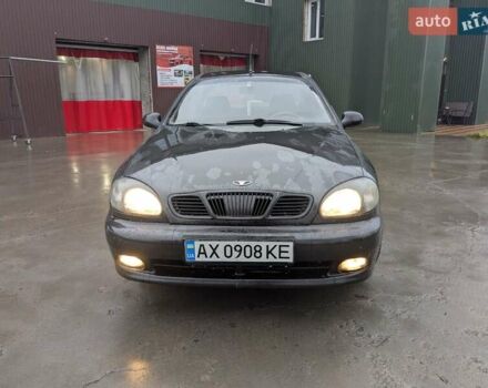 Черный Дэу Ланос, объемом двигателя 1.5 л и пробегом 210 тыс. км за 1600 $, фото 3 на Automoto.ua