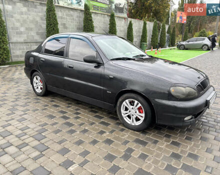 Черный Дэу Ланос, объемом двигателя 1.6 л и пробегом 270 тыс. км за 2900 $, фото 2 на Automoto.ua