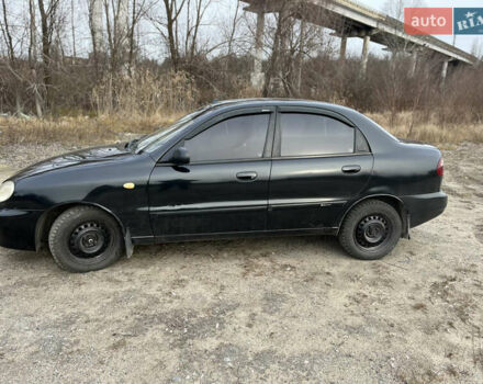 Черный Дэу Ланос, объемом двигателя 1.5 л и пробегом 219 тыс. км за 2300 $, фото 5 на Automoto.ua
