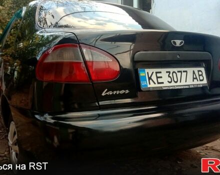 Черный Дэу Ланос, объемом двигателя 1.5 л и пробегом 276 тыс. км за 2000 $, фото 3 на Automoto.ua