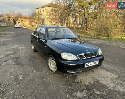 Черный Дэу Ланос, объемом двигателя 1.4 л и пробегом 220 тыс. км за 1450 $, фото 4 на Automoto.ua