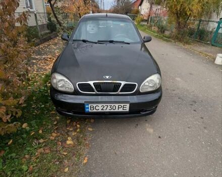 Черный Дэу Ланос, объемом двигателя 1.5 л и пробегом 300 тыс. км за 1500 $, фото 3 на Automoto.ua