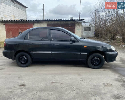 Дэу Ланос 2008 в Дубно на Automoto.ua Черный Дэу Ланос, объемом двигателя 1.4 л и пробегом 180 тыс. км за 1800 $, фото 2 на Automoto.ua