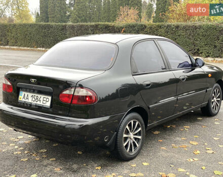Черный Дэу Ланос, объемом двигателя 1.5 л и пробегом 156 тыс. км за 2750 $, фото 2 на Automoto.ua
