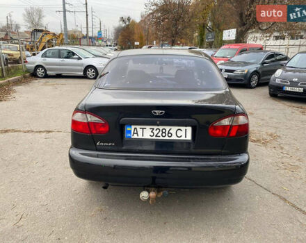 Черный Дэу Ланос, объемом двигателя 1.5 л и пробегом 231 тыс. км за 2900 $, фото 3 на Automoto.ua