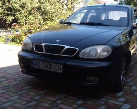 Черный Дэу Ланос, объемом двигателя 1.5 л и пробегом 156 тыс. км за 2000 $, фото 8 на Automoto.ua