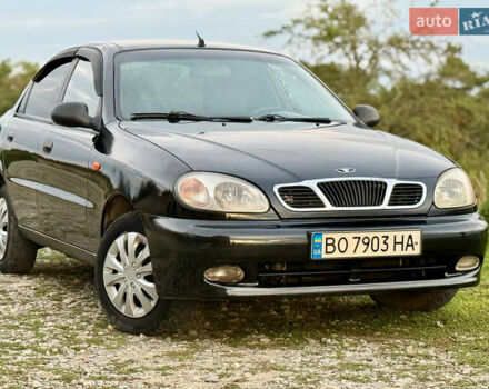 Черный Дэу Ланос, объемом двигателя 1.5 л и пробегом 230 тыс. км за 2600 $, фото 3 на Automoto.ua