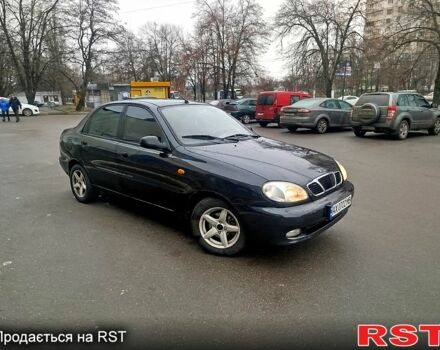 Черный Дэу Ланос, объемом двигателя 1.6 л и пробегом 200 тыс. км за 2100 $, фото 3 на Automoto.ua