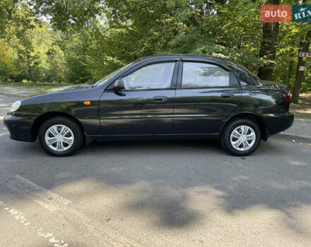 Чорний Деу Ланос, об'ємом двигуна 1.5 л та пробігом 182 тис. км за 2850 $, фото 1 на Automoto.ua