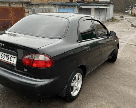 Черный Дэу Ланос, объемом двигателя 1.4 л и пробегом 108 тыс. км за 2500 $, фото 4 на Automoto.ua