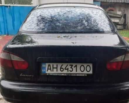Чорний Деу Ланос, об'ємом двигуна 1.5 л та пробігом 230 тис. км за 2200 $, фото 1 на Automoto.ua