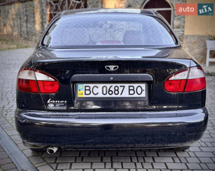 Черный Дэу Ланос, объемом двигателя 1.5 л и пробегом 97 тыс. км за 2850 $, фото 1 на Automoto.ua