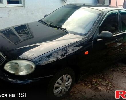 Черный Дэу Ланос, объемом двигателя 1.5 л и пробегом 276 тыс. км за 2000 $, фото 8 на Automoto.ua