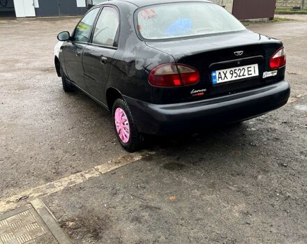 Черный Дэу Ланос, объемом двигателя 1.4 л и пробегом 202 тыс. км за 1400 $, фото 3 на Automoto.ua