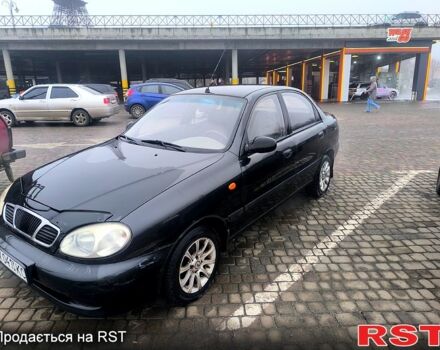 Черный Дэу Ланос, объемом двигателя 1.5 л и пробегом 220 тыс. км за 1000 $, фото 2 на Automoto.ua