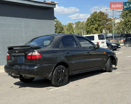 Черный Дэу Ланос, объемом двигателя 1.5 л и пробегом 205 тыс. км за 2250 $, фото 7 на Automoto.ua