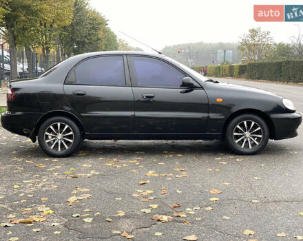 Черный Дэу Ланос, объемом двигателя 1.5 л и пробегом 156 тыс. км за 2750 $, фото 1 на Automoto.ua