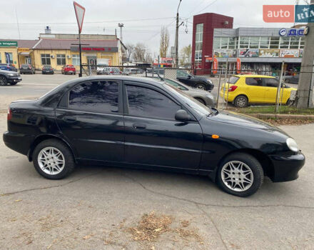 Черный Дэу Ланос, объемом двигателя 1.5 л и пробегом 231 тыс. км за 2900 $, фото 5 на Automoto.ua