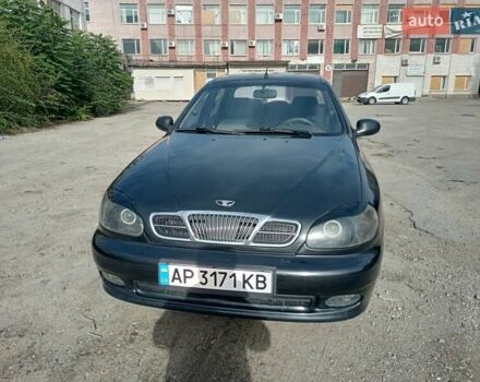 Черный Дэу Ланос, объемом двигателя 1.5 л и пробегом 184 тыс. км за 3200 $, фото 1 на Automoto.ua