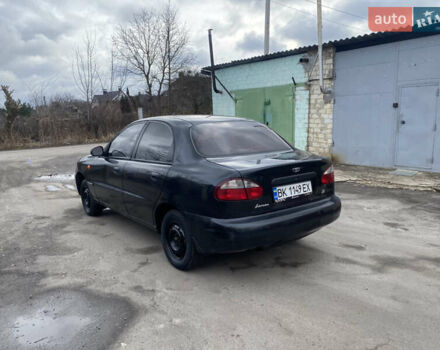 Дэу Ланос 2008 в Дубно на Automoto.ua Черный Дэу Ланос, объемом двигателя 1.4 л и пробегом 180 тыс. км за 1800 $, фото 12 на Automoto.ua