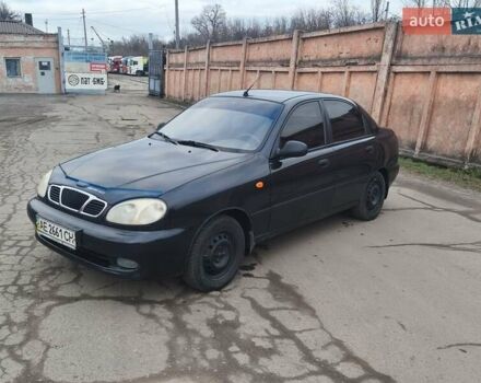 Черный Дэу Ланос, объемом двигателя 1.5 л и пробегом 216 тыс. км за 2699 $, фото 1 на Automoto.ua