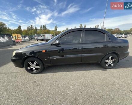 Чорний Деу Ланос, об'ємом двигуна 1.6 л та пробігом 137 тис. км за 3900 $, фото 4 на Automoto.ua