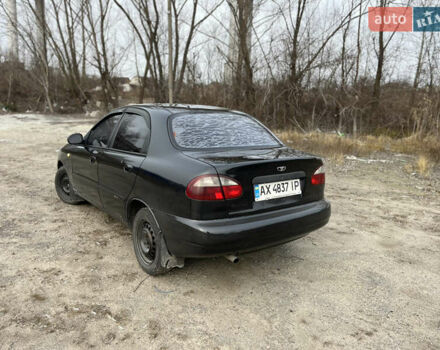 Черный Дэу Ланос, объемом двигателя 1.5 л и пробегом 219 тыс. км за 2300 $, фото 4 на Automoto.ua